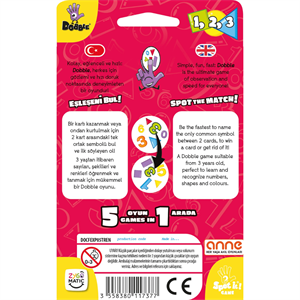 Dobble 1,2,3 Eco Sayılar | 3+ Yaş
