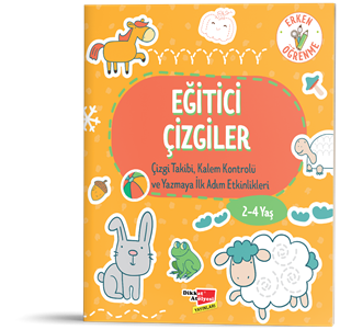Eğitici Çizgiler Etkinlik Kitabı 2 - 4 Yaş 