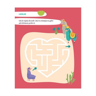 Eğlenceli Labirentler Yazılıp-Silinebilir Etkinlik Kitabı 2-4 Yaş