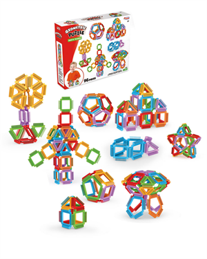 Geometrik Puzzle 96 Parça 3+ Yaş | Dede Oyuncak