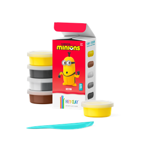 Hava ile Kuruyan Kil (5li kutu) - Minyonlar - Kevin Hey Clay | 3+ Yaş