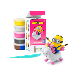 Hava ile Kuruyan Kil (5li kutu) - Minyonlar - Dave & Fluffy Hey Clay | 3+ Yaş