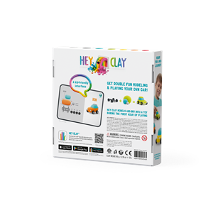Hava ile Kuruyan Kil (6lı kutu) - Eko Arabalar Hey Clay | 3+ Yaş