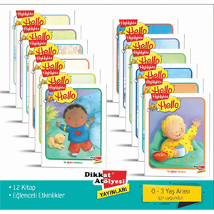 Hello,İlk Eğitici Kitaplarım Serisi 0-3 Yaş