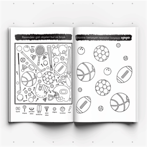 Jumbo Boyama Kitabı Bak Bul Boya | 4 Yaş Üzeri