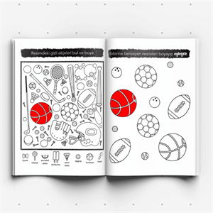 Jumbo Boyama Kitabı Bak Bul Boya | 4 Yaş Üzeri