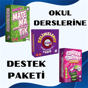 Okula Destek Paketi - Türkçe - Matematik ve Dikkat Gelişimi | Pundit Game
