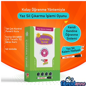 Kolay Öğrenme Yöntemi ile Yaz Sil Çıkarma İşlemi Oyunu| Dikkat Atölyesi