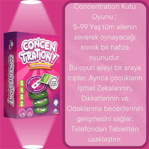 Matematik - Concentration Kutu Oyunları Paketi | 5+ Yaş