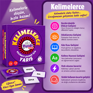 Matema/TİK & Kelimelerce & Sweet Sweep 3lü Eğitim ve Zeka Oyunu Paketi | Matematik, Kelime ve Dikkat Ürün Açıklaması