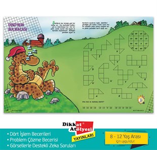 Mathmania Matematik Zeka ve Dikkat Gelişim Seti | 8+ Yaş Matematik Problemleri