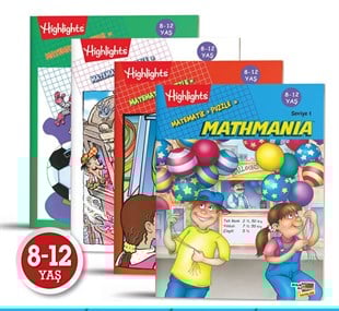 Mathmania Matematik Zeka ve Dikkat Gelişim Seti | 8+ Yaş Matematik Problemleri