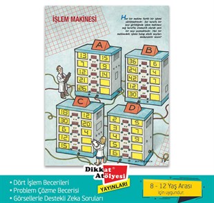 Mathmania Matematik Zeka ve Dikkat Gelişim Seti | 8+ Yaş Matematik Problemleri