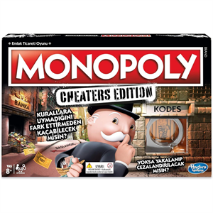 Monopoly Cheaters Edition Kutu Oyunu | Hasbro Orijinal