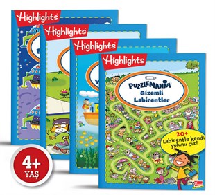 Highlight PuzzleMania On The Go Serisi 4lü set | 4+ Yaş