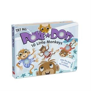 Poke-A-Dot  İnteraktif Kitap 10 Little Monkeys|Melissa Doug 3+ Yaş