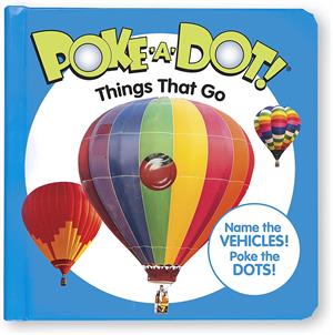 Poke-A-Dot - İnteraktif Kitap - Things That Go | Melissa Doug 1+ Yaş
