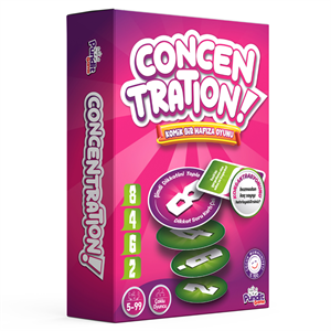 Concentration Kutu Oyunu  | İşitsel Zeka Geliştiren Kutu Oyunu  5-99 Yaş | Pundit Game 
