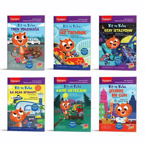 Saklı Nesnelerle Etkileşimli İlk Okuma Hikâyeleri Kit ve Kubo 6lı Set
