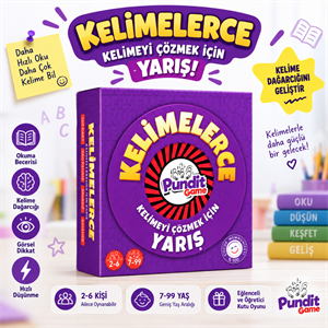 Sweet Sweep & Kelimelerce 2li Eğitim ve Zeka Oyunu Paketi | Dikkat, Odaklanma ve Kelime Gelişimi