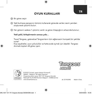 Tangoes Animasl SmartGames| 6+ Yaş