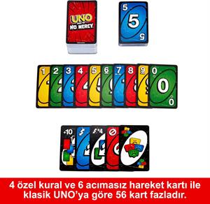 Uno No Mercy Oyun Kartları | Mattel Orijinal