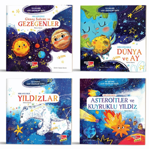 Uzay Hikayeleri 4lü Set İlk Okuma Serisi | 3+ Yaş