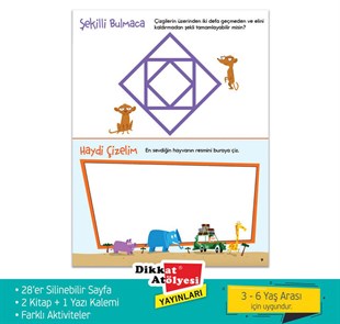 Wowo Bul, Çiz ve Eğlen 2li Seri Eğitici Kitap | 3+ Yaş