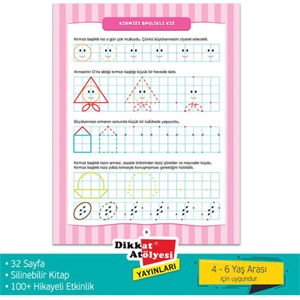 Yaz Sil 100 Etkinlikte İnce Motor Gelişimi Hikaye Anlatımlı