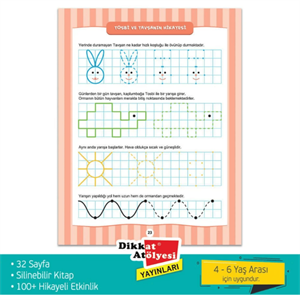 Yaz Sil 100 Etkinlikte İnce Motor Gelişimi Hikaye Anlatımlı