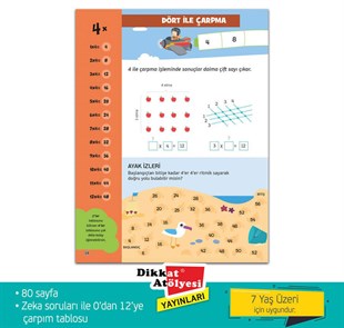 Zeka Sorularıyla Yedi Günde Çarpım Tablosu 7/24
