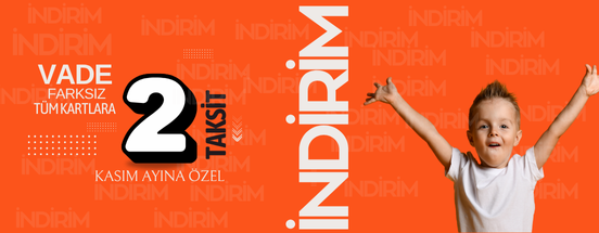 Peşin Fiyatına 2 Taksit