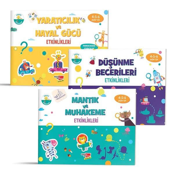 Evde Etkinlik Kitabı (Düşünme Becerileri, Mantık ve Muhakeme, Yaratıcılık ve Hayal Gücü)