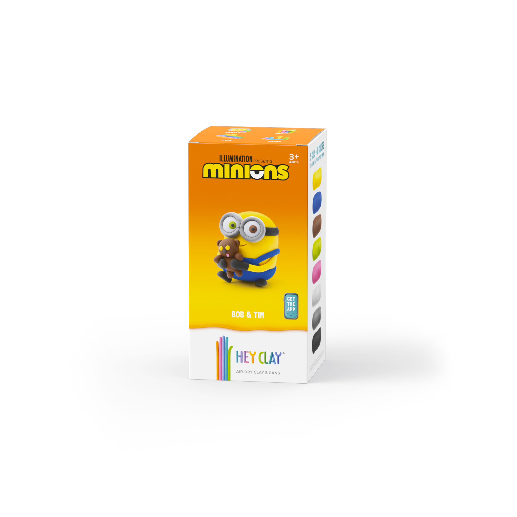 Hava ile Kuruyan Kil (5'li kutu) - Minyonlar - Bob & Tim Hey Clay | 3+ Yaş