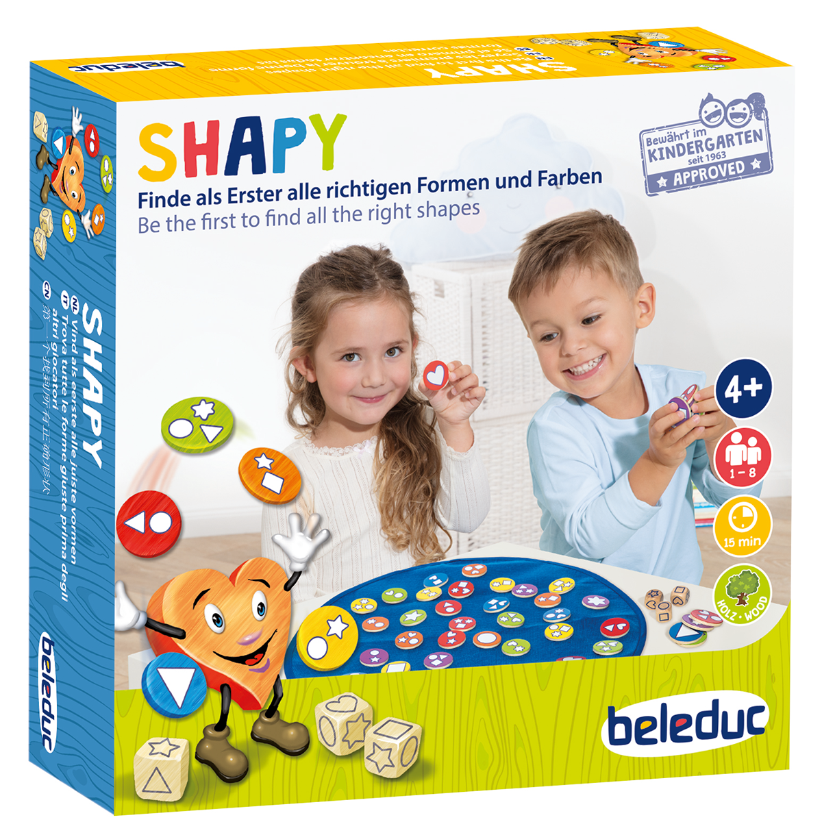 Shapy Kutu Oyunu | Metal Kutu 4+ Yaş Beleduc %100 Orijinal
