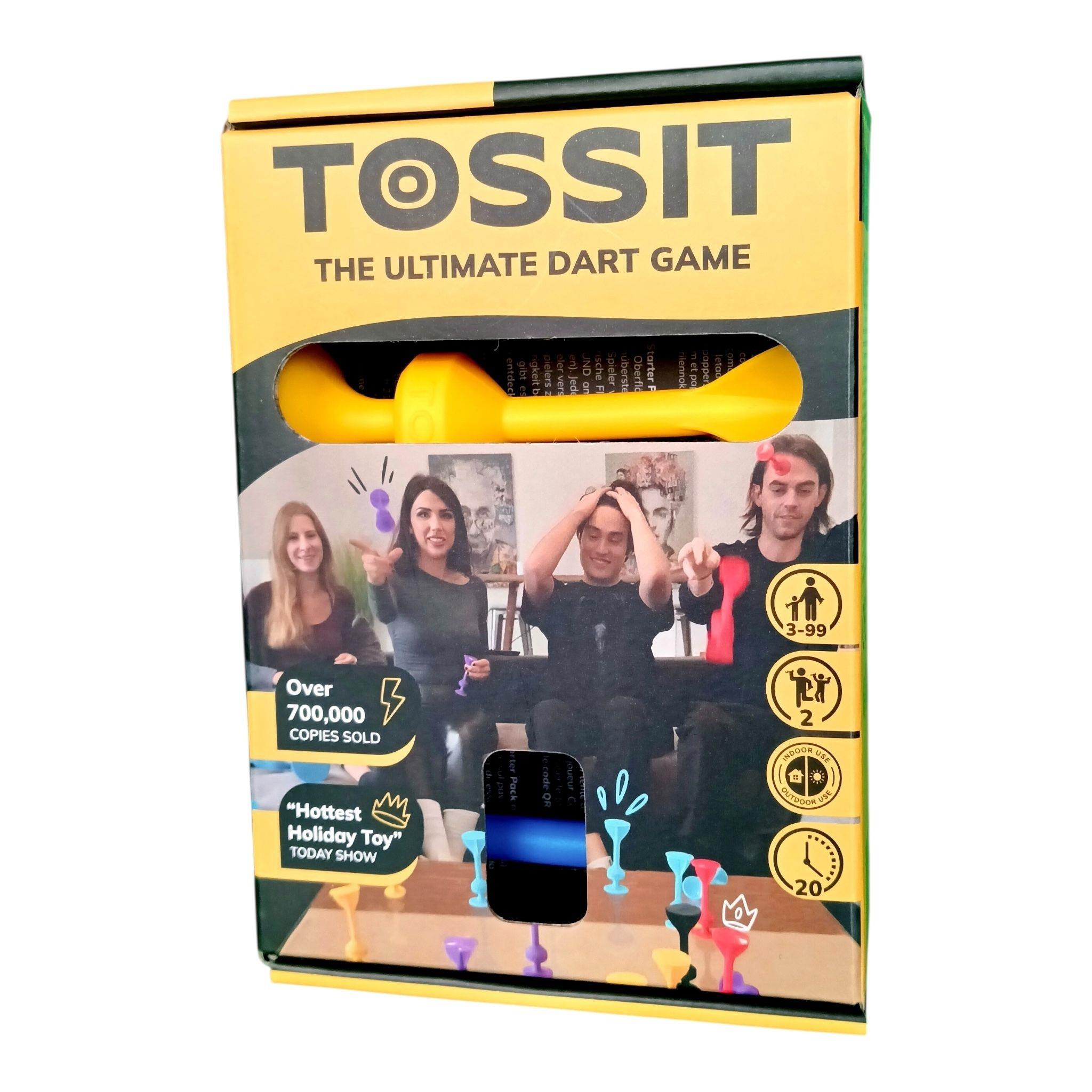Tossit Silikon Dart - Başlangıç Seti - Mavi/Sarı