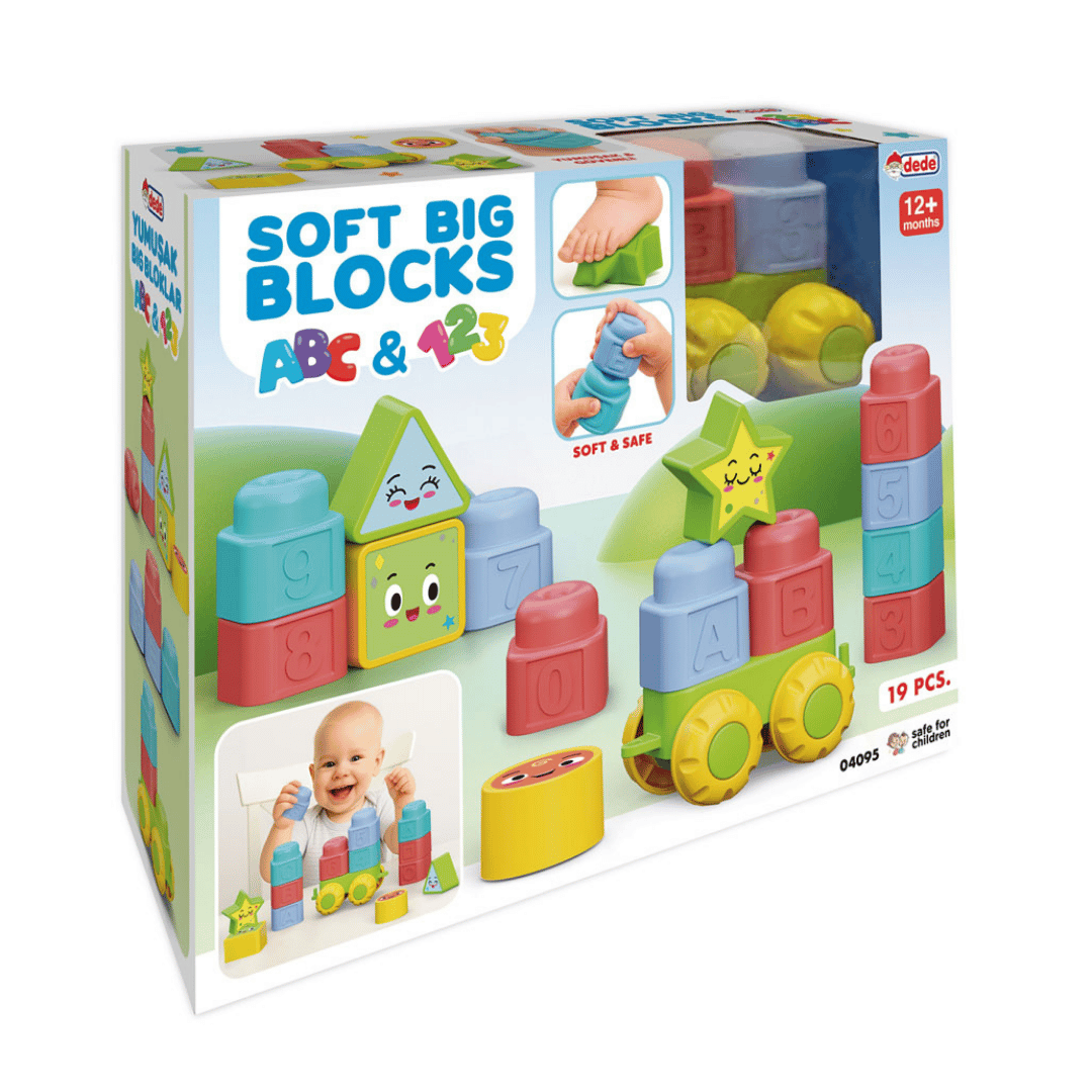 Yumuşak Big Bloklar ABC&123