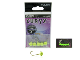 Fujin Curvy Lemon Glow Jig Head