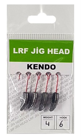 Kendo Lrf Jig Head Kırmızı İğneli 4 Adet
