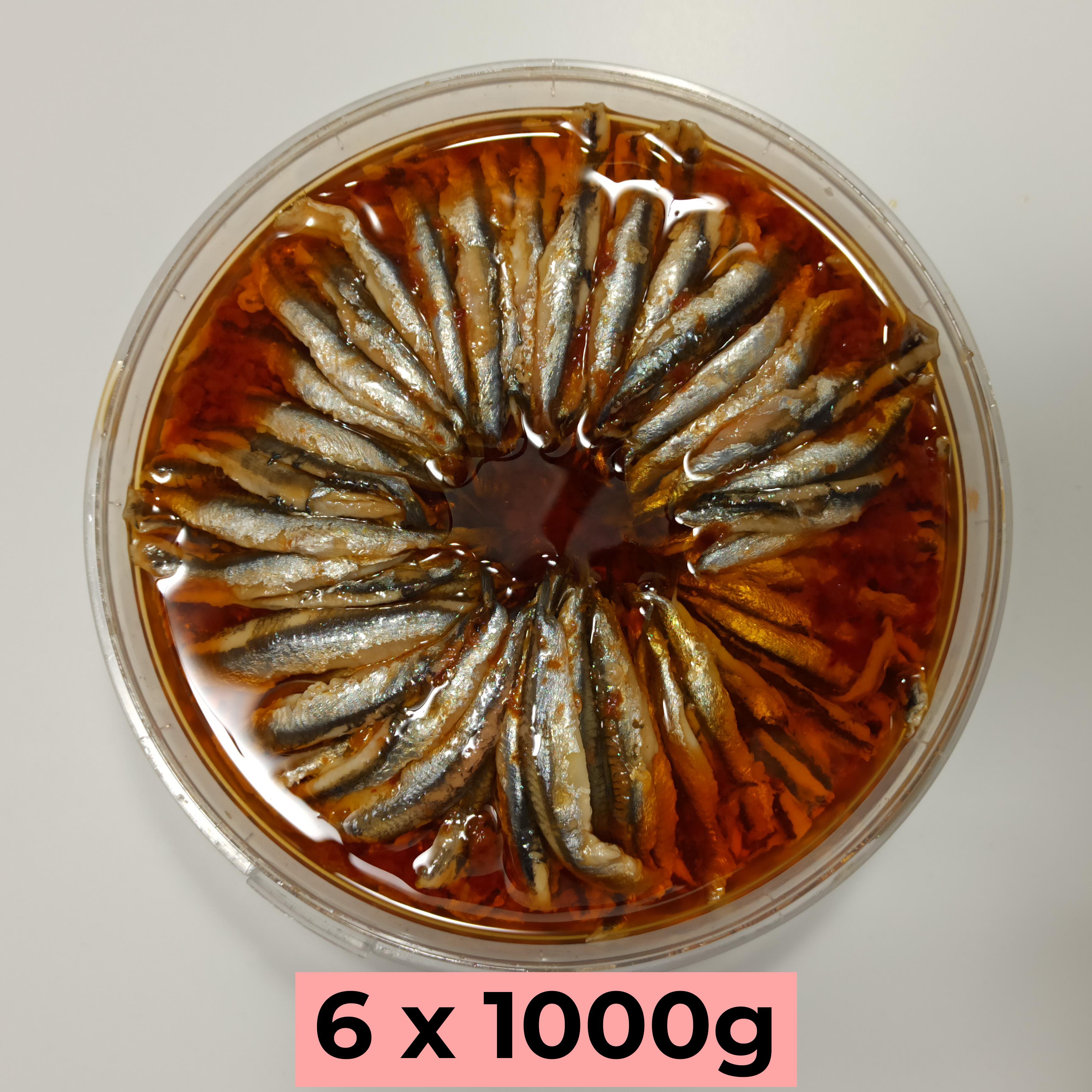 Hamsi Soslu Marine 6 Kg (1000g x 6)