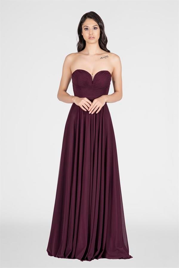 HANZADE ALTAYLIDrape Detaylı Uçuş Uçuş Abiye