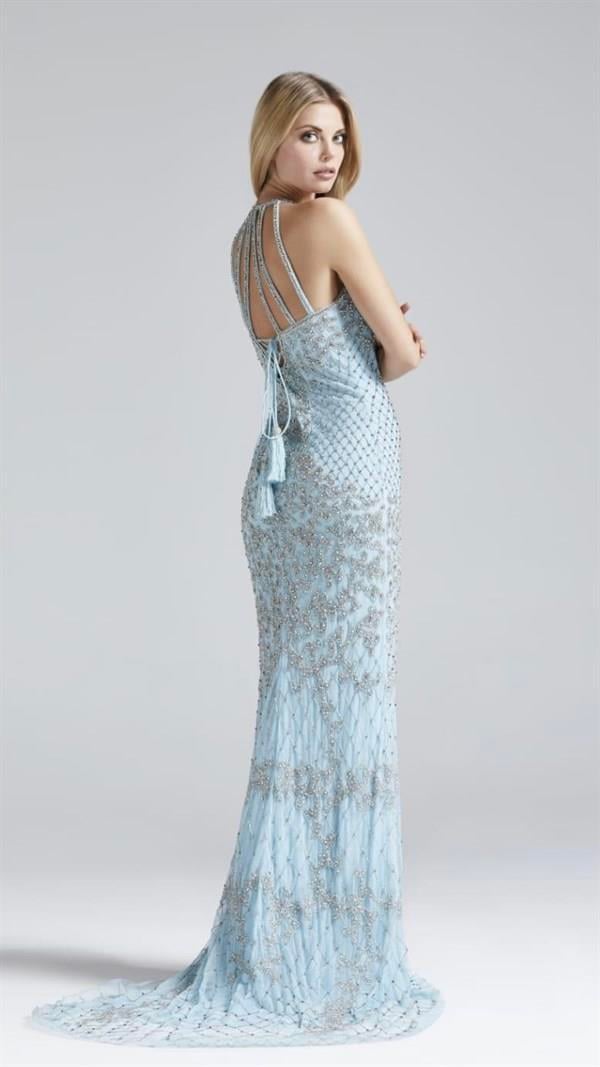 HANZADE ALTAYLISırt Detaylı İşlemeli Elbise