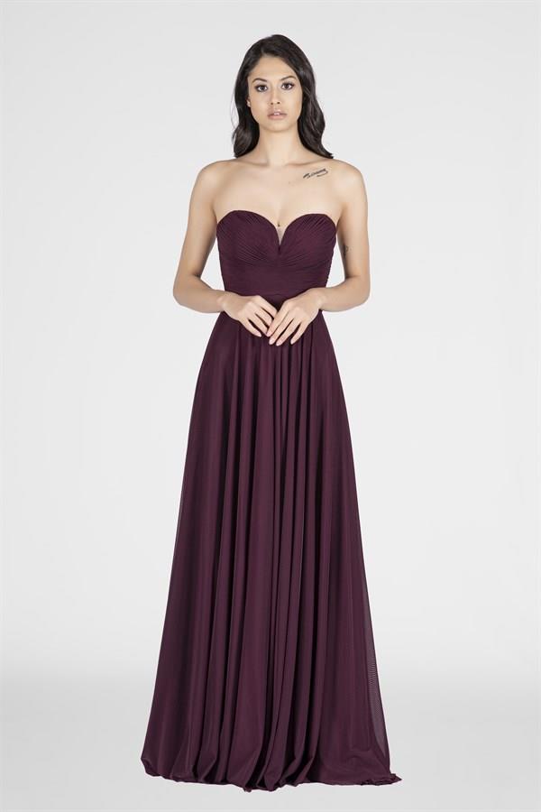 HANZADE ALTAYLIDrape Detaylı Uçuş Uçuş Abiye