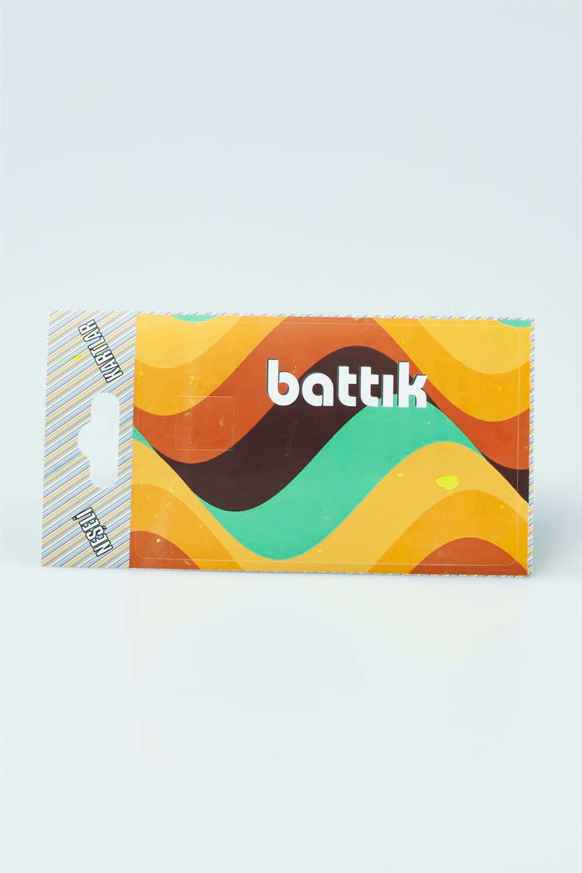 BATTIK Baskılı Komik Kredi ve Banka Kartı Sticker 3053