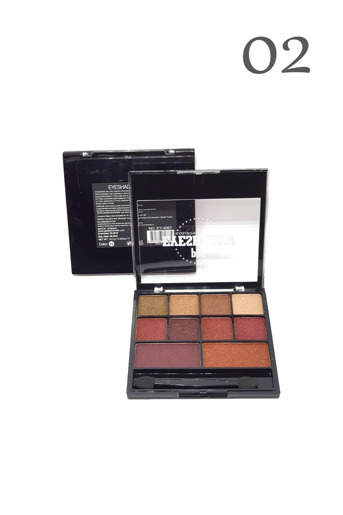 ESTELLA PRO EYESHADOW 10 LU PALET 02