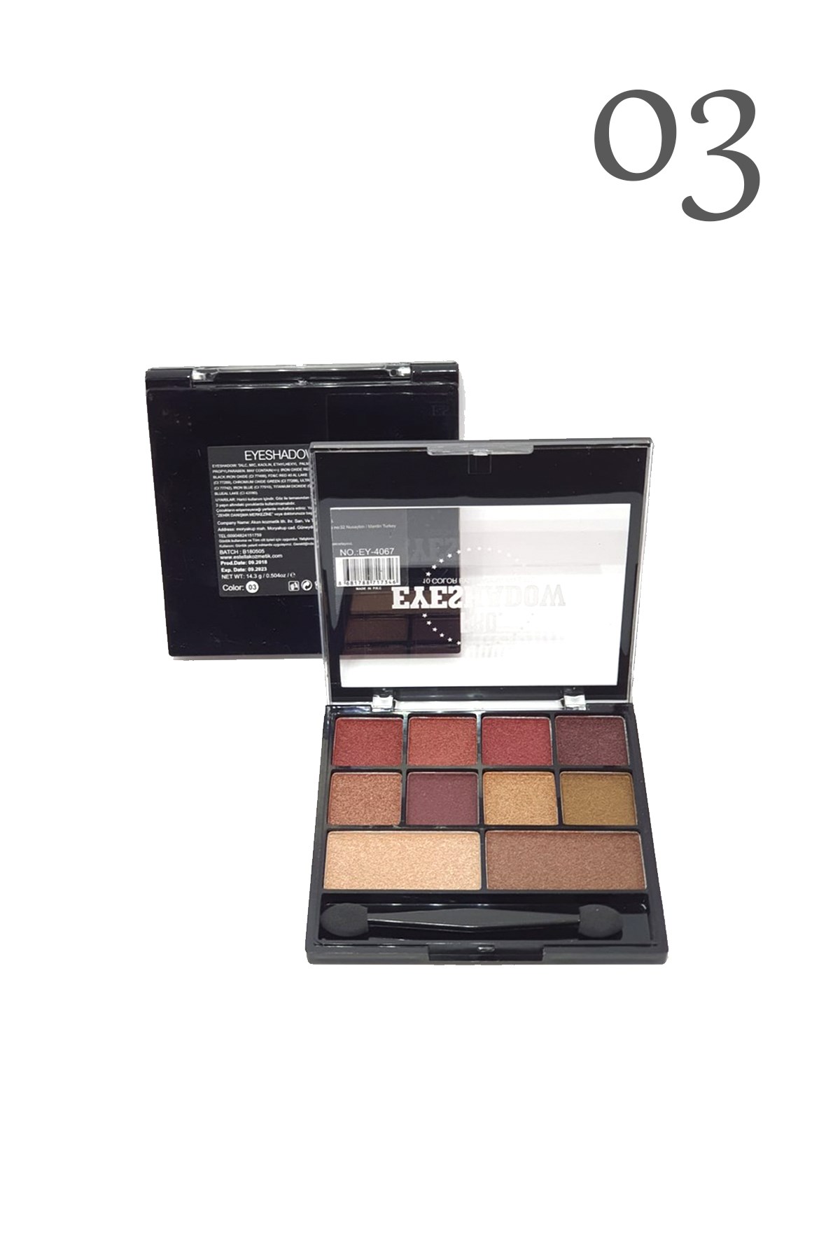ESTELLA PRO EYESHADOW 10 LU PALET 03
