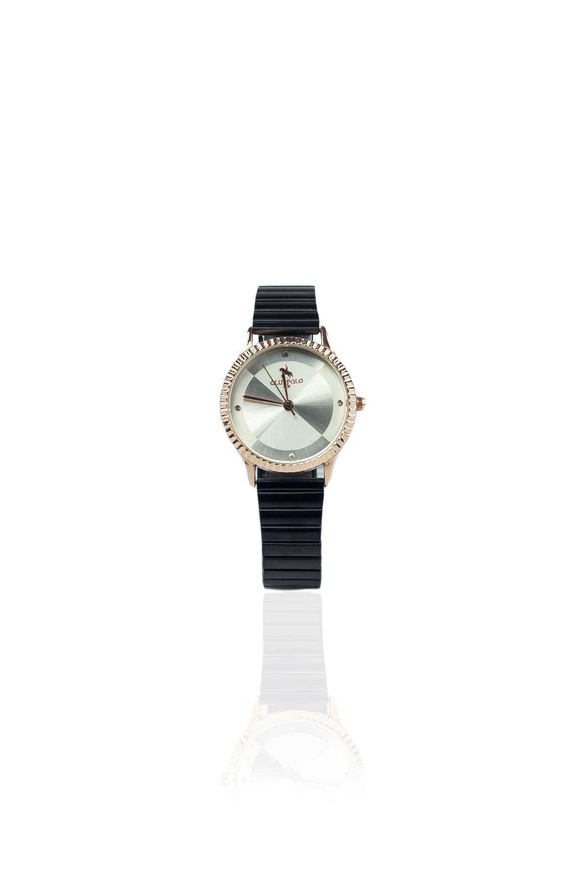 G-Sport Polo Siyah Gold Renk Metal Kordon Kadın Kol Saati 2951