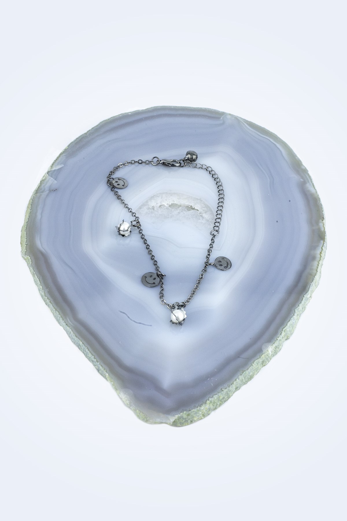 GÜLEN SURAT HALHAL MODELİ SİYAH