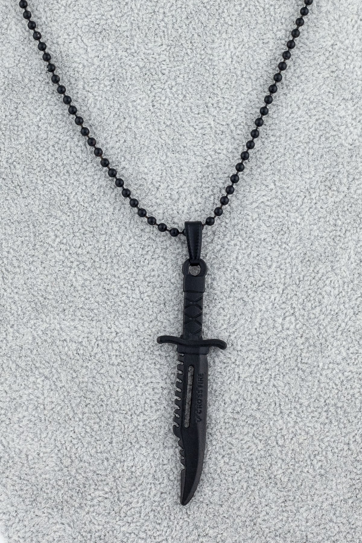 SİYAH RAMBO BIÇAĞI BAY BAYAN KOLYE