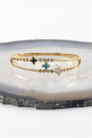 Kutup Yıldızı İşlemeli 316L Çelik Bileklik